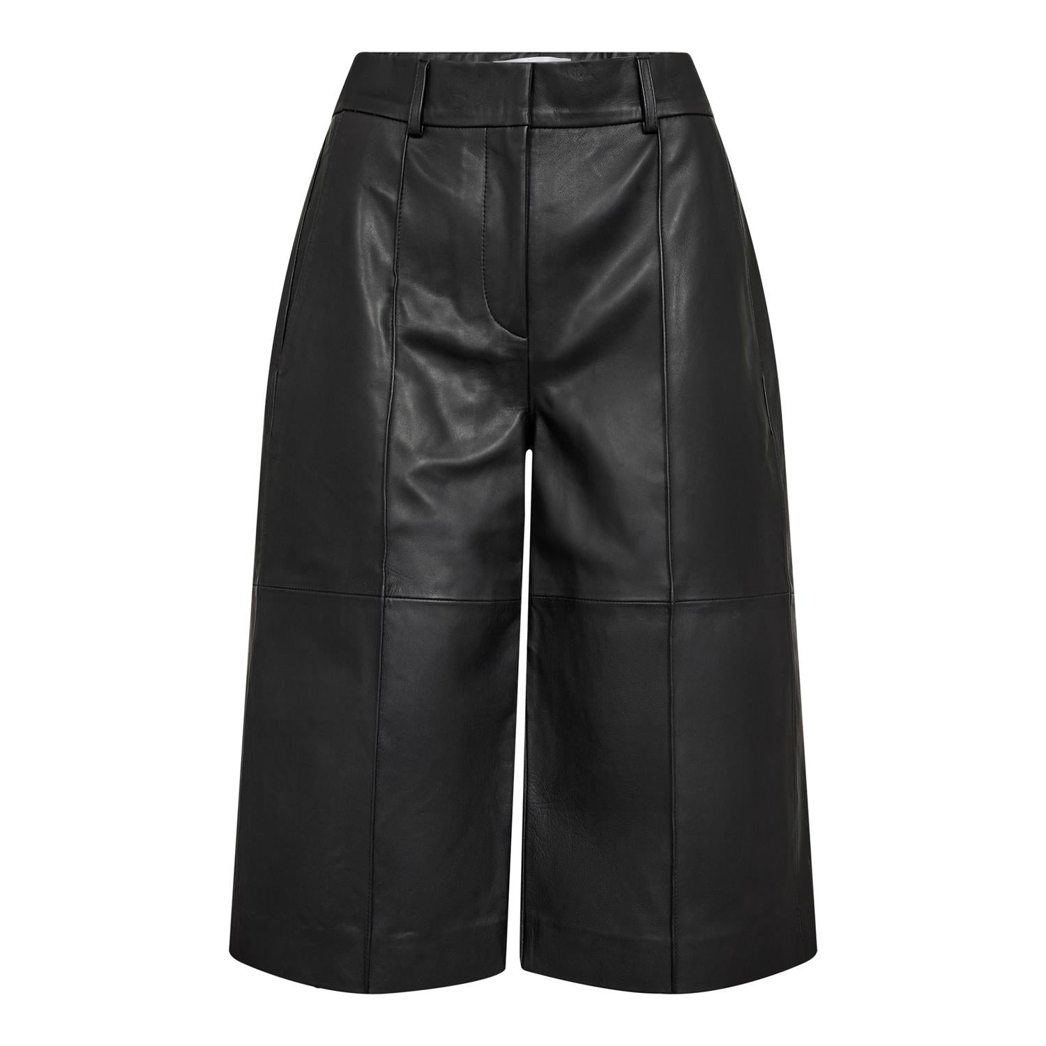 Phoebecc Long Leather Bermuda