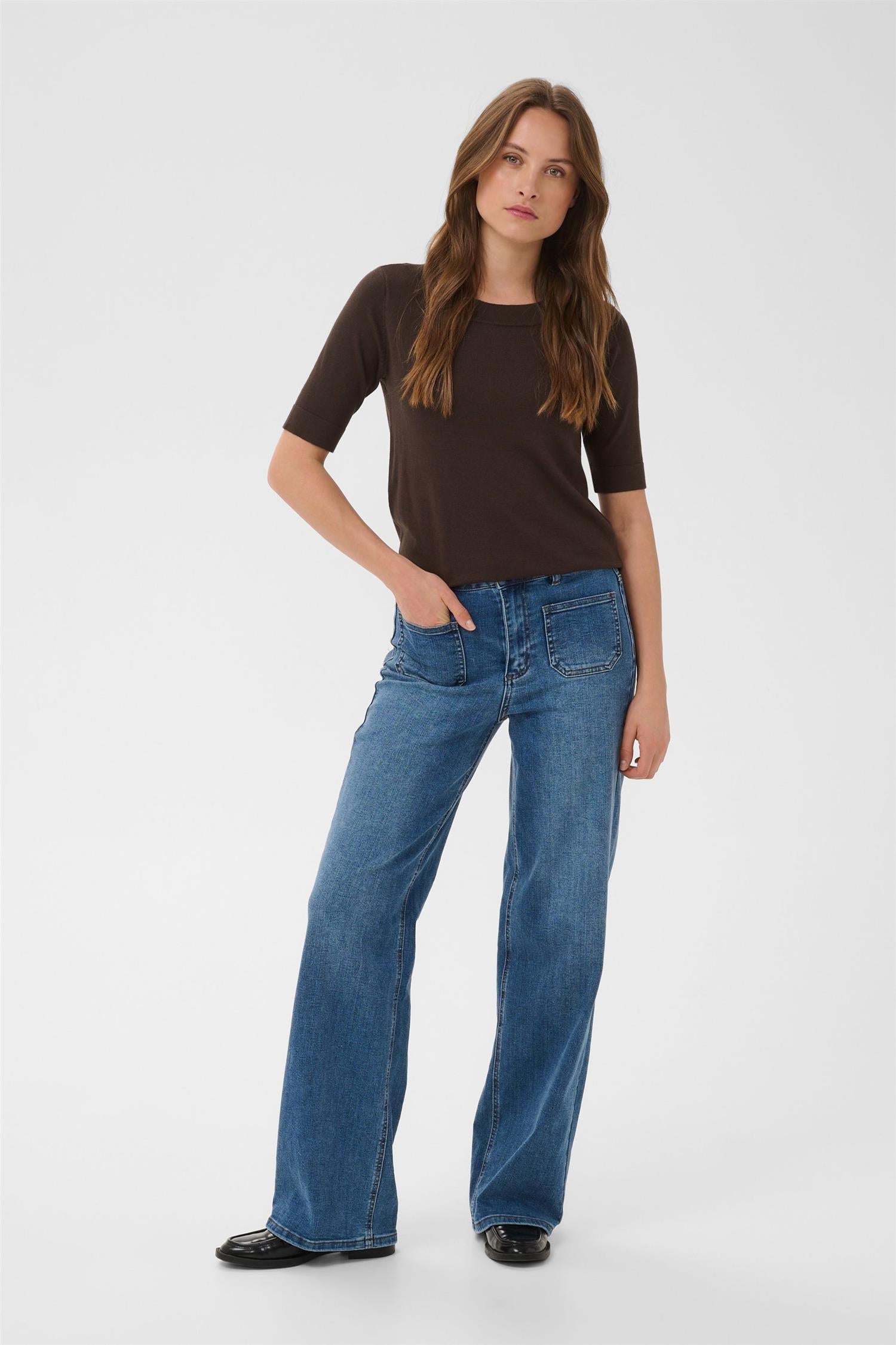 Kalizza Boatneck Solid Pullover