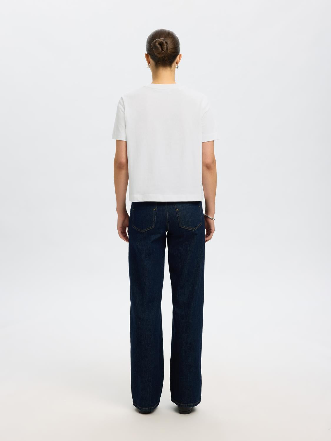 Slfessential Ss Boxy Tee Noos