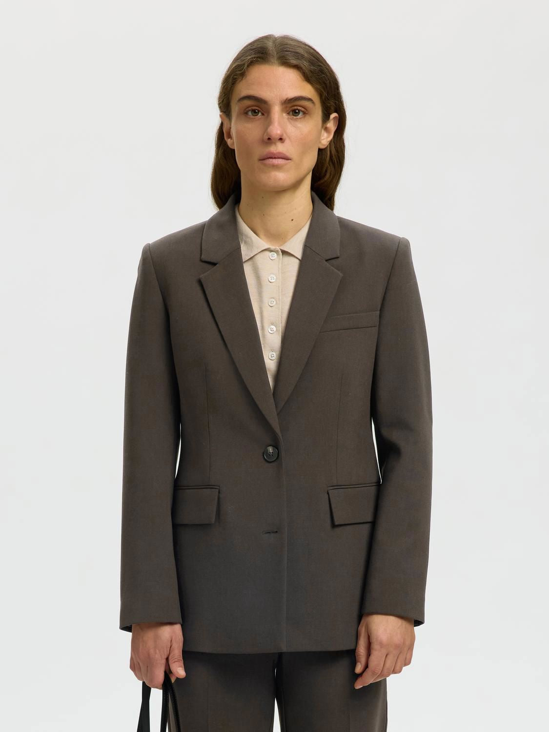 Slwrita Ls Classic Blazer Mel Noos