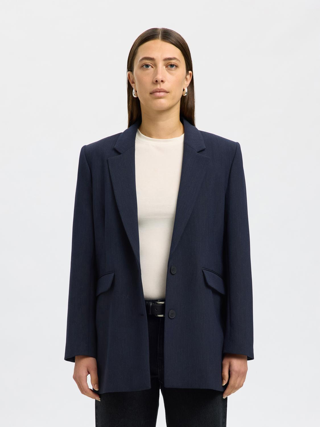 Slwrita Ls Relaxed Blazer D Sap Mel Noos