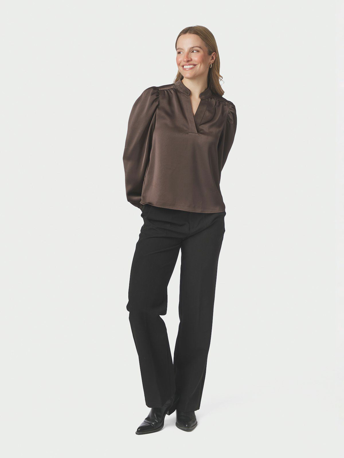 Rosslyn Heavy Sateen Blouse