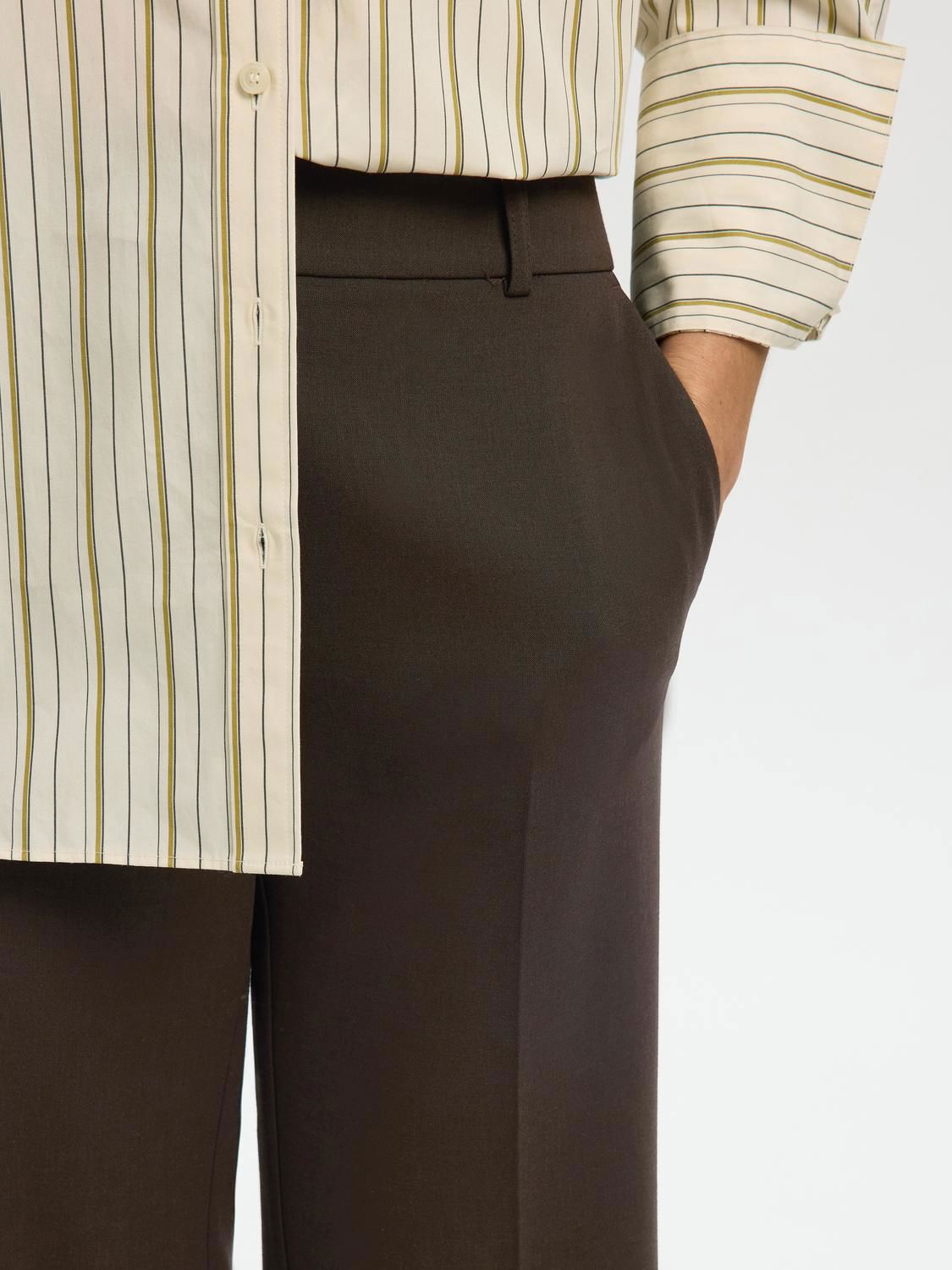 Slwrita Mw Wide Pant Mel Noos