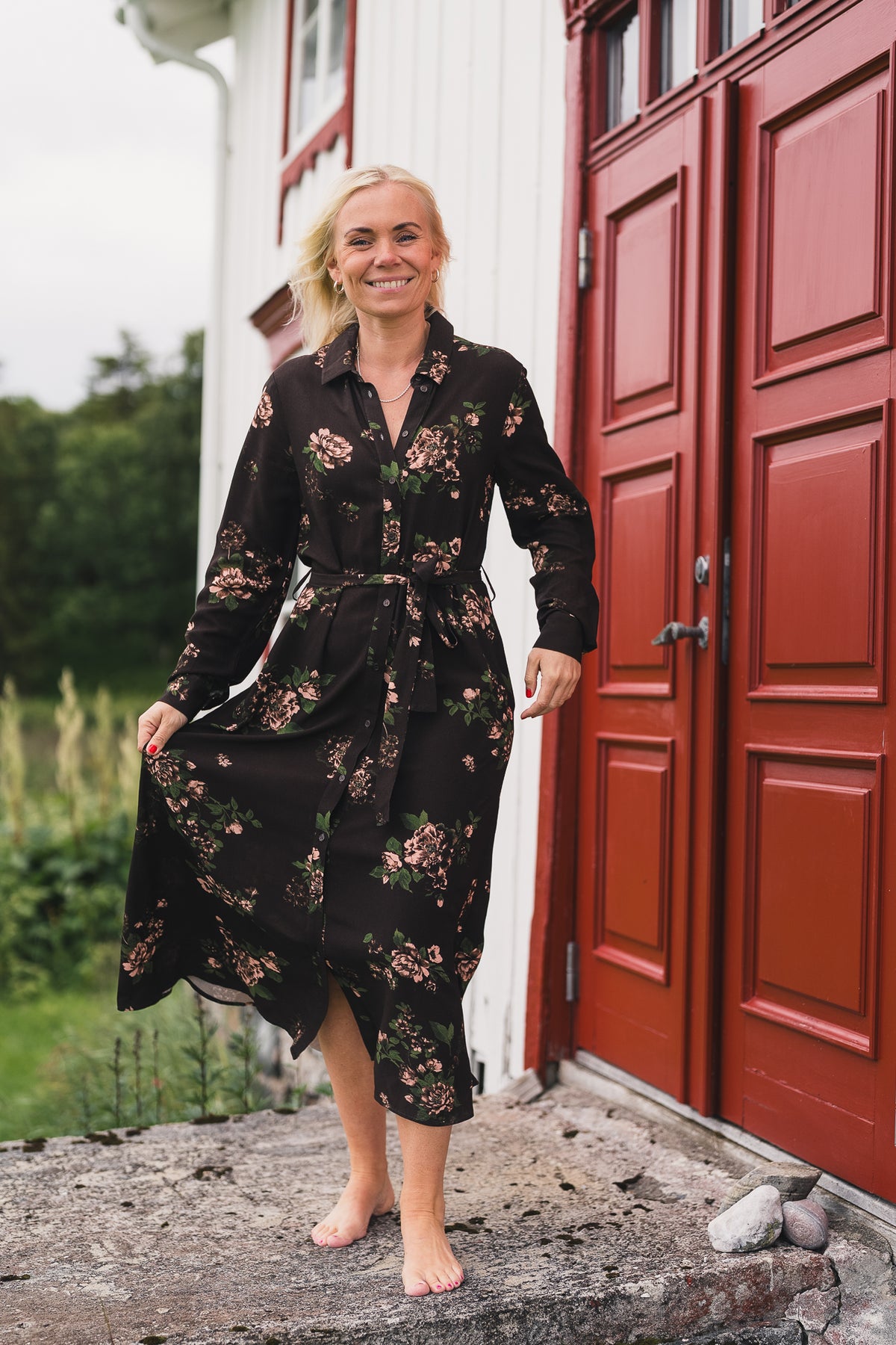 Rausirene Shirt Dress Aop
