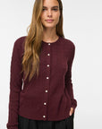 Vikerry Cable L/s Knit Cardigan-Noos