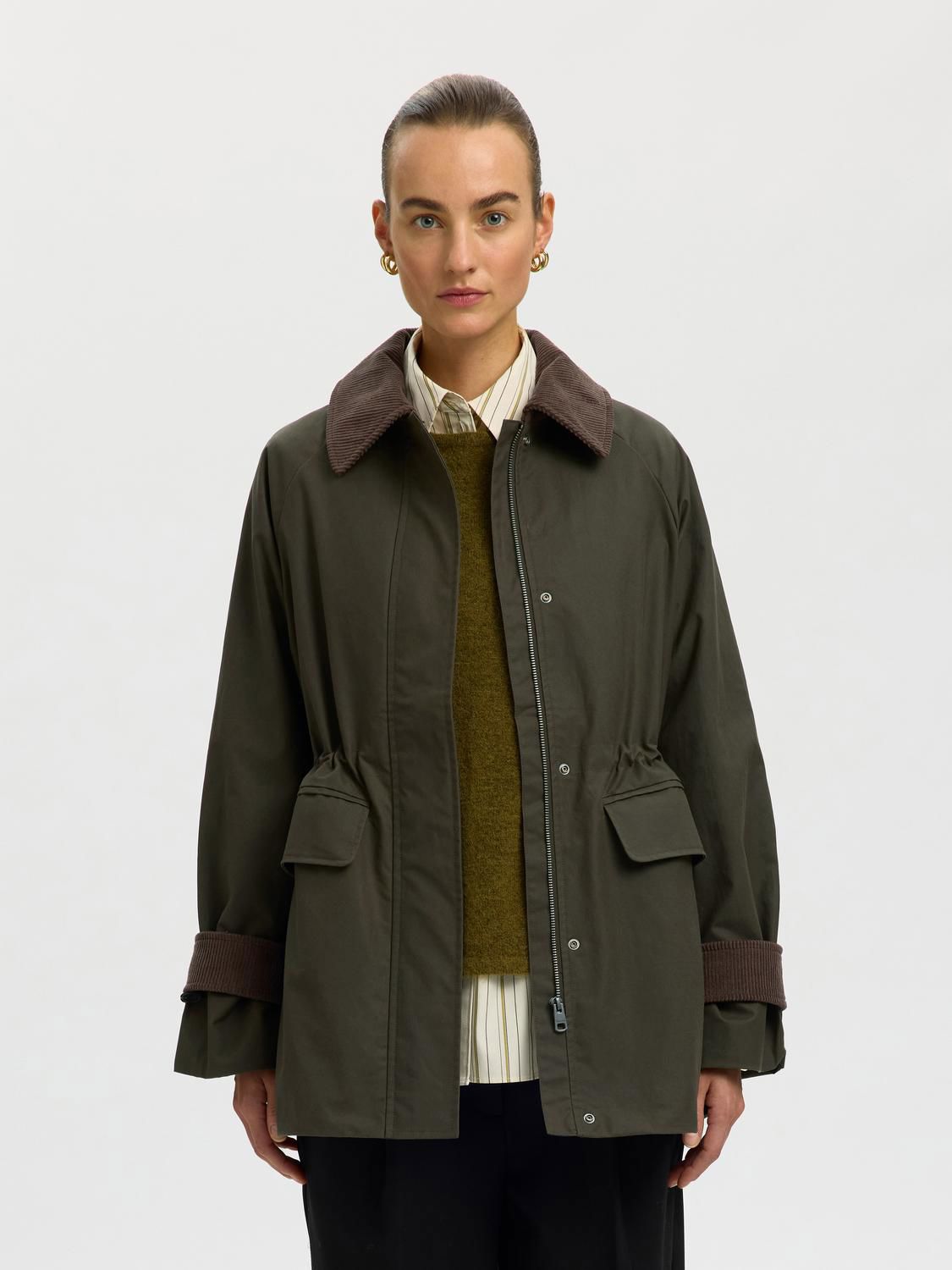 Slwwilma Waxed Jacket Noos