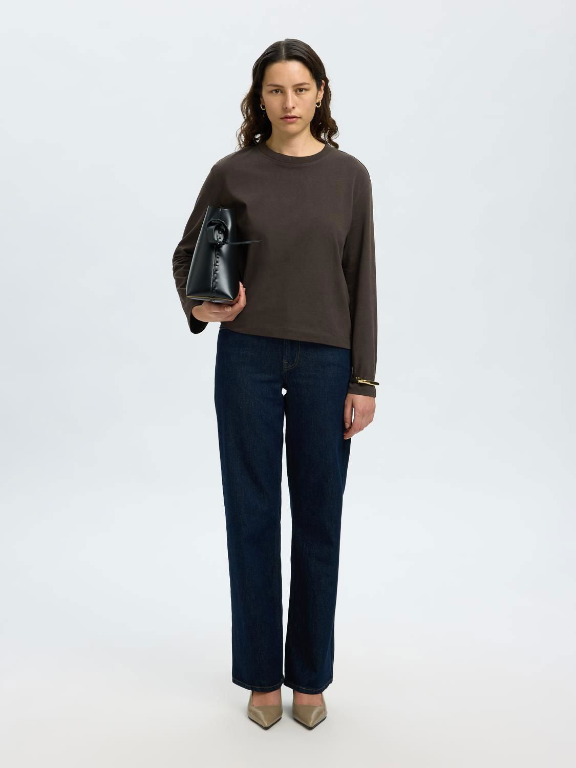 Slwessential Ls Boxy Tee Noos