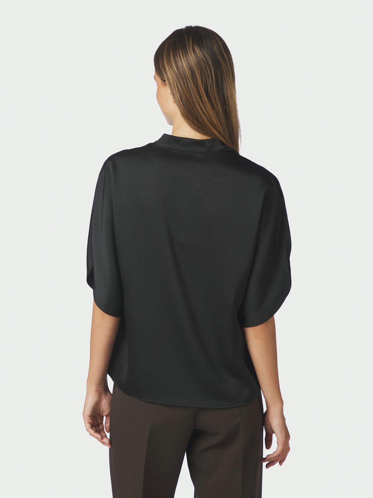 Anelle Heavy Sateen Blouse