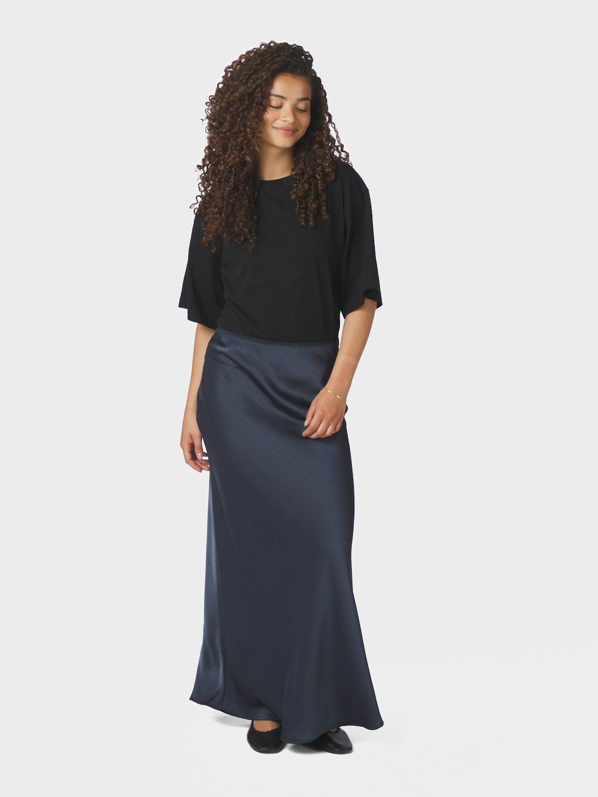Vicky Heavy Sateen Skirt