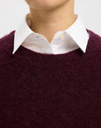 Slflulu Ls Knit O-Neck Noos