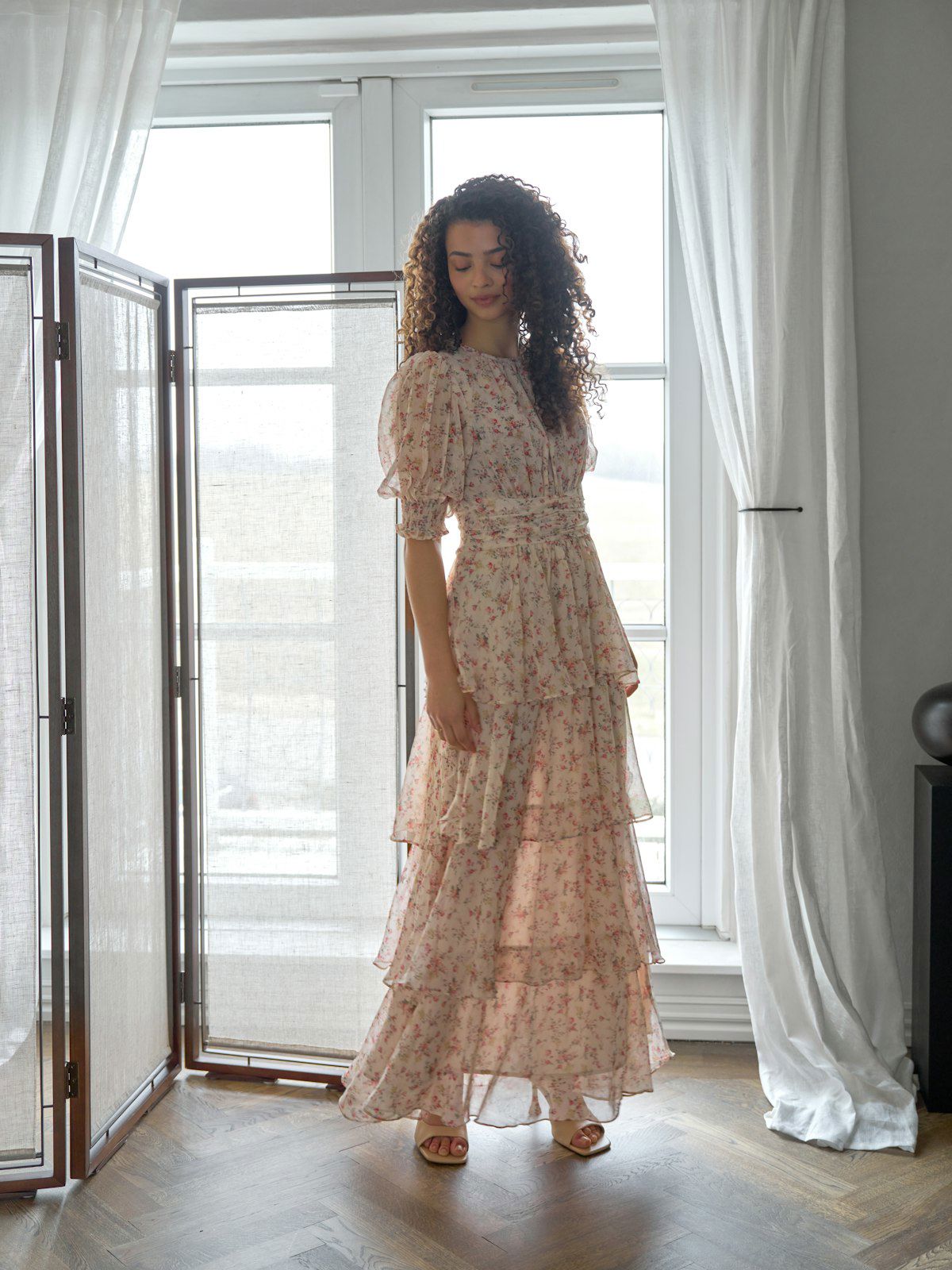 Sable Meadow Printed Dress