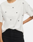 Vimonie Bow O-Neck S/s T-Shirt/rn