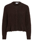 Vibows L/s Flounce Knit Cardigan-Noos