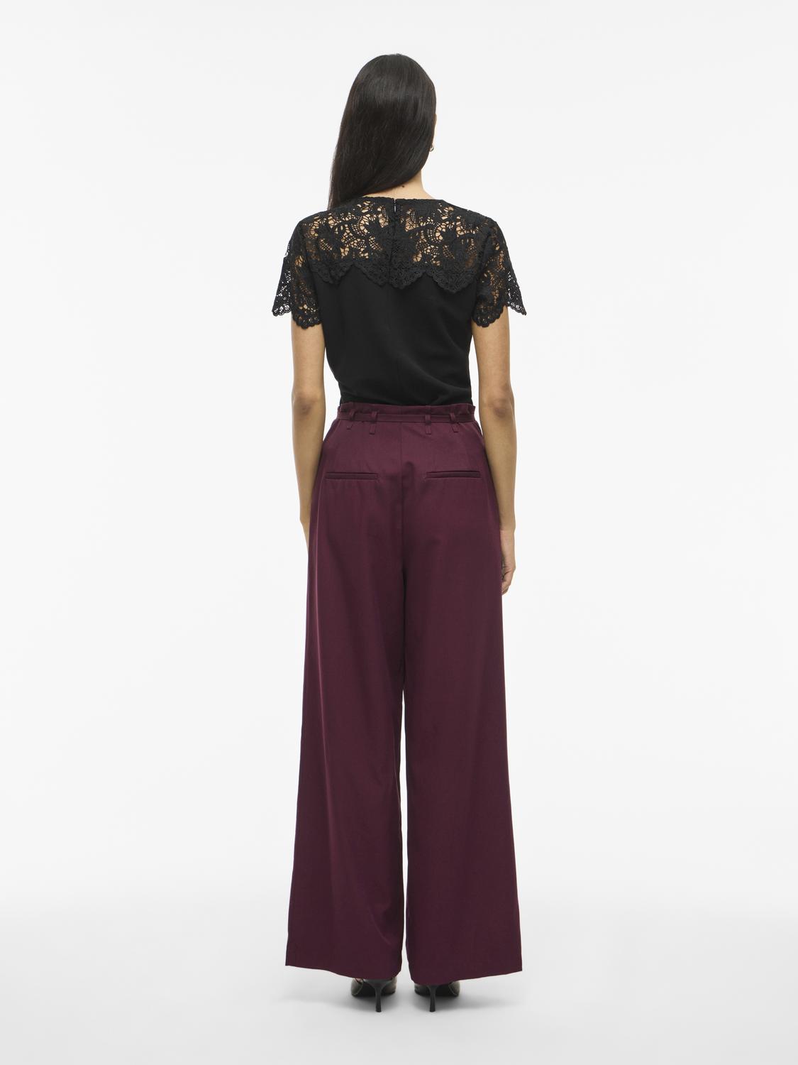 Vipeyton Hw Wide Tie Pants