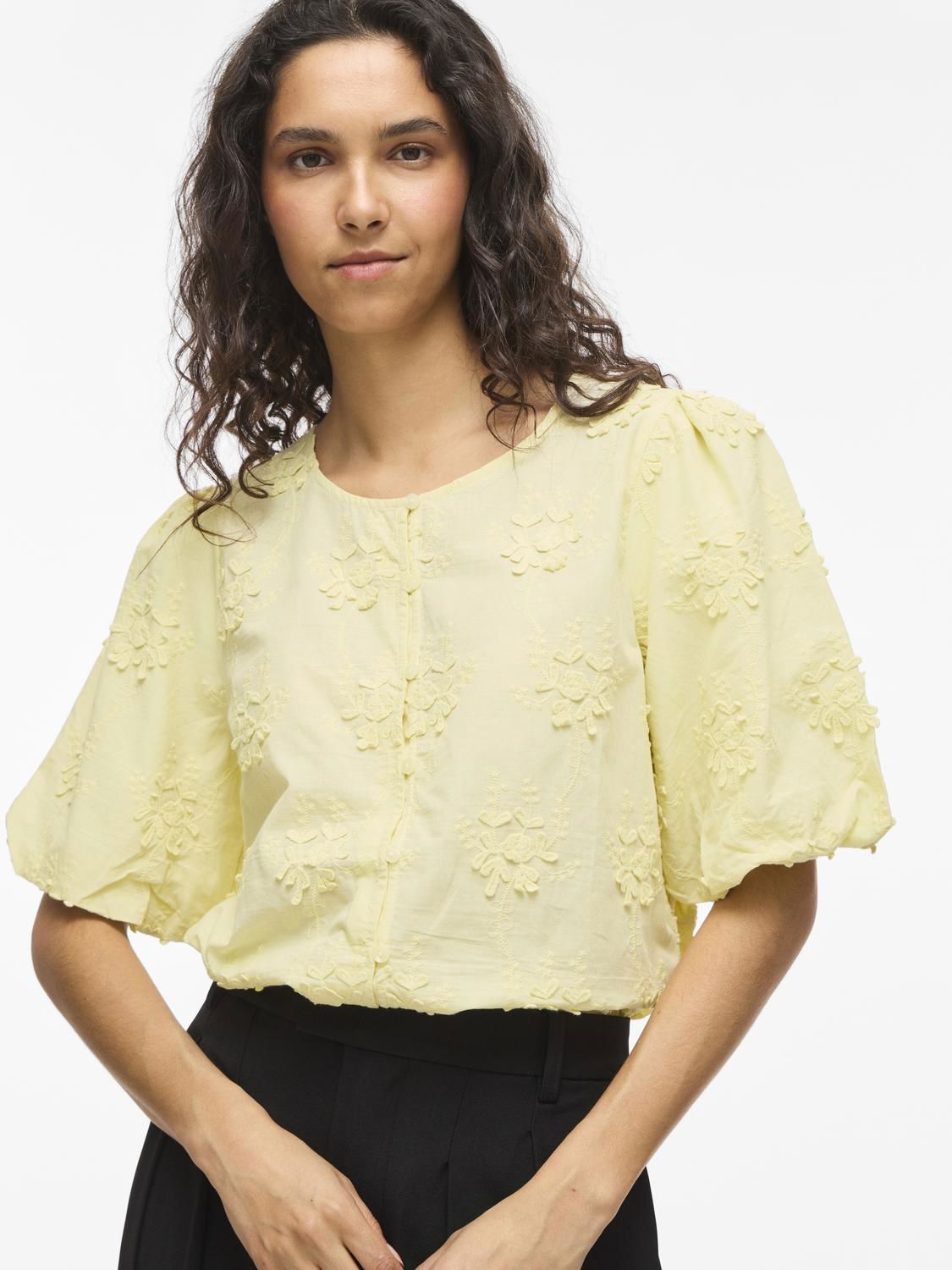 Viantonett O-Neck 2/4 Shirt Top/tes