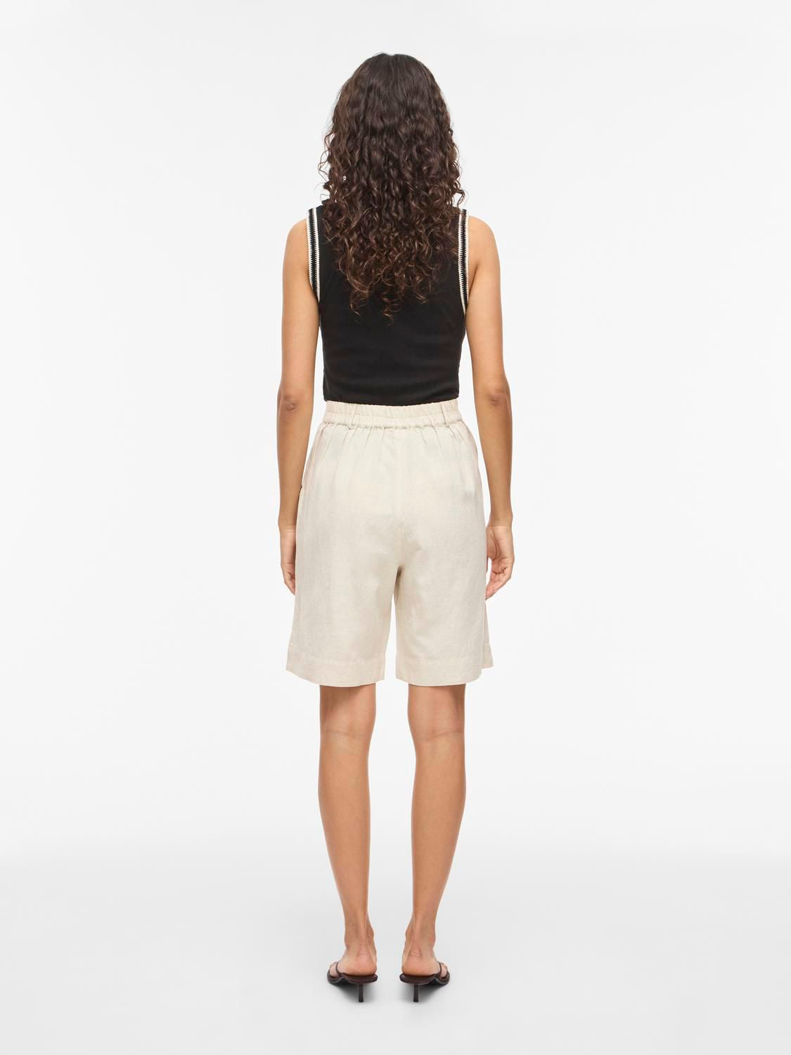 Viprisilla Hw Bermuda Shorts/vol - Noos