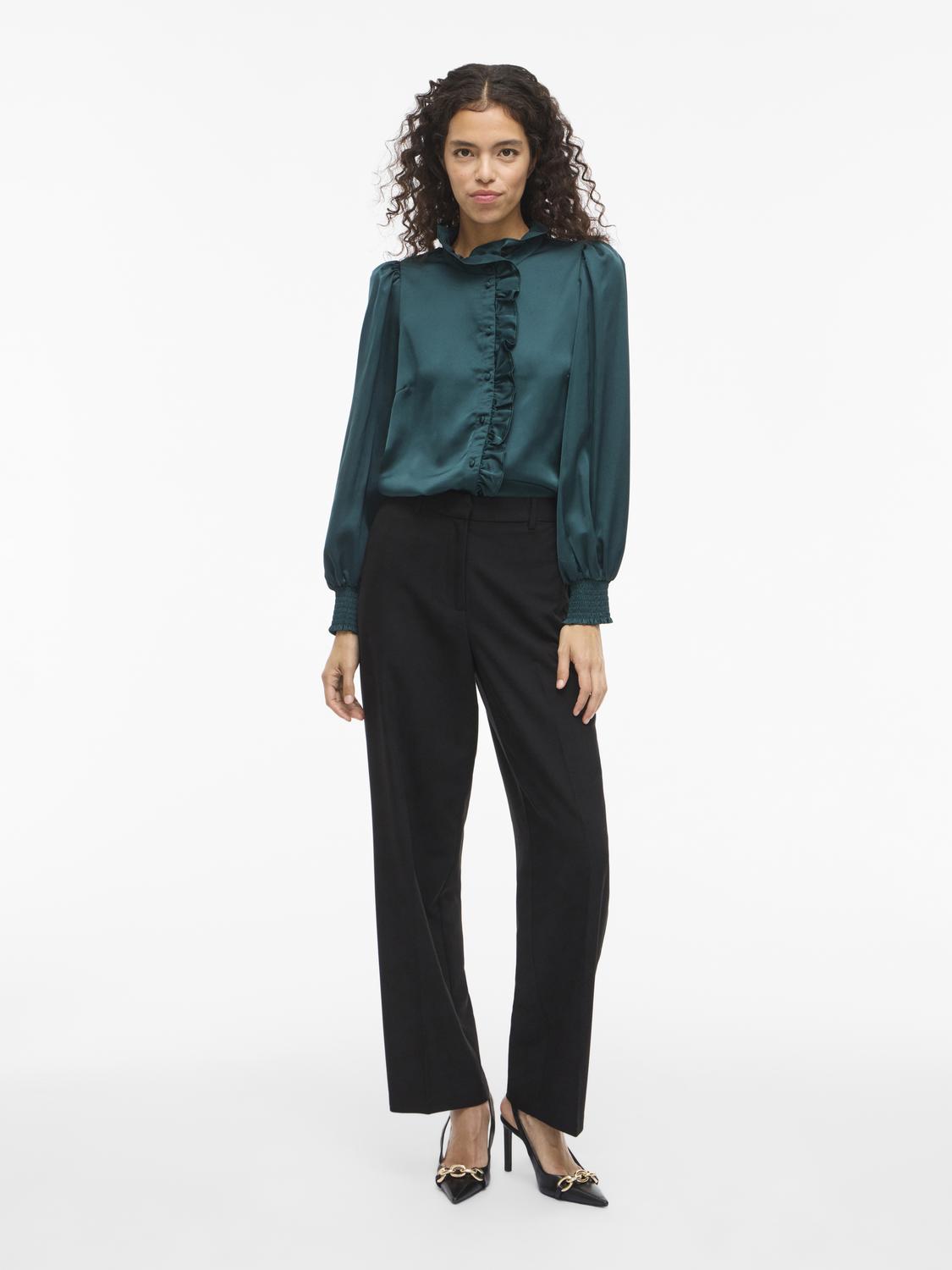 Vilutto L/s Frill Shirt/1