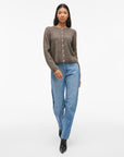 Vilory O-Neck L/s Knit Cardigan-Noos