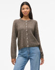 Vilory O-Neck L/s Knit Cardigan-Noos