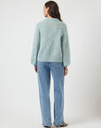 Yasbrida Ls Wool Blend Knit Pullover