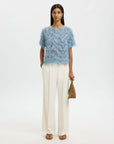 Slfmyline Ss Boat Neck Top B