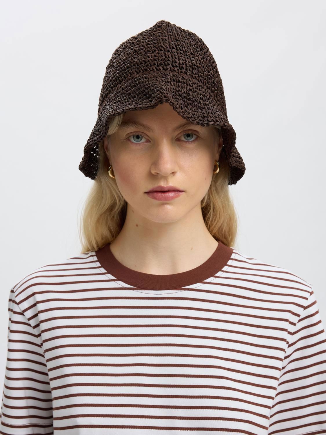 Slwessential Ss Striped Boxy Tee Noos