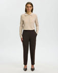Slwrita-Ria Mw Cropped Pant Mel Noos