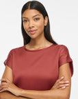 Viellette S/s Satin Top - Noos