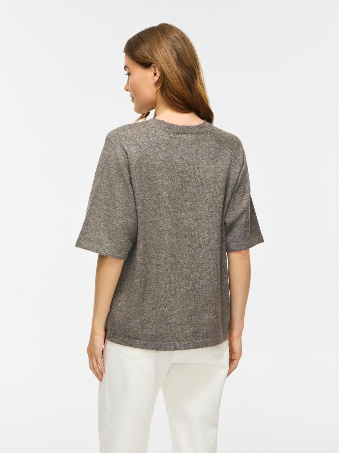 Viliga 2/4 O-Neck Knit Top - Noos