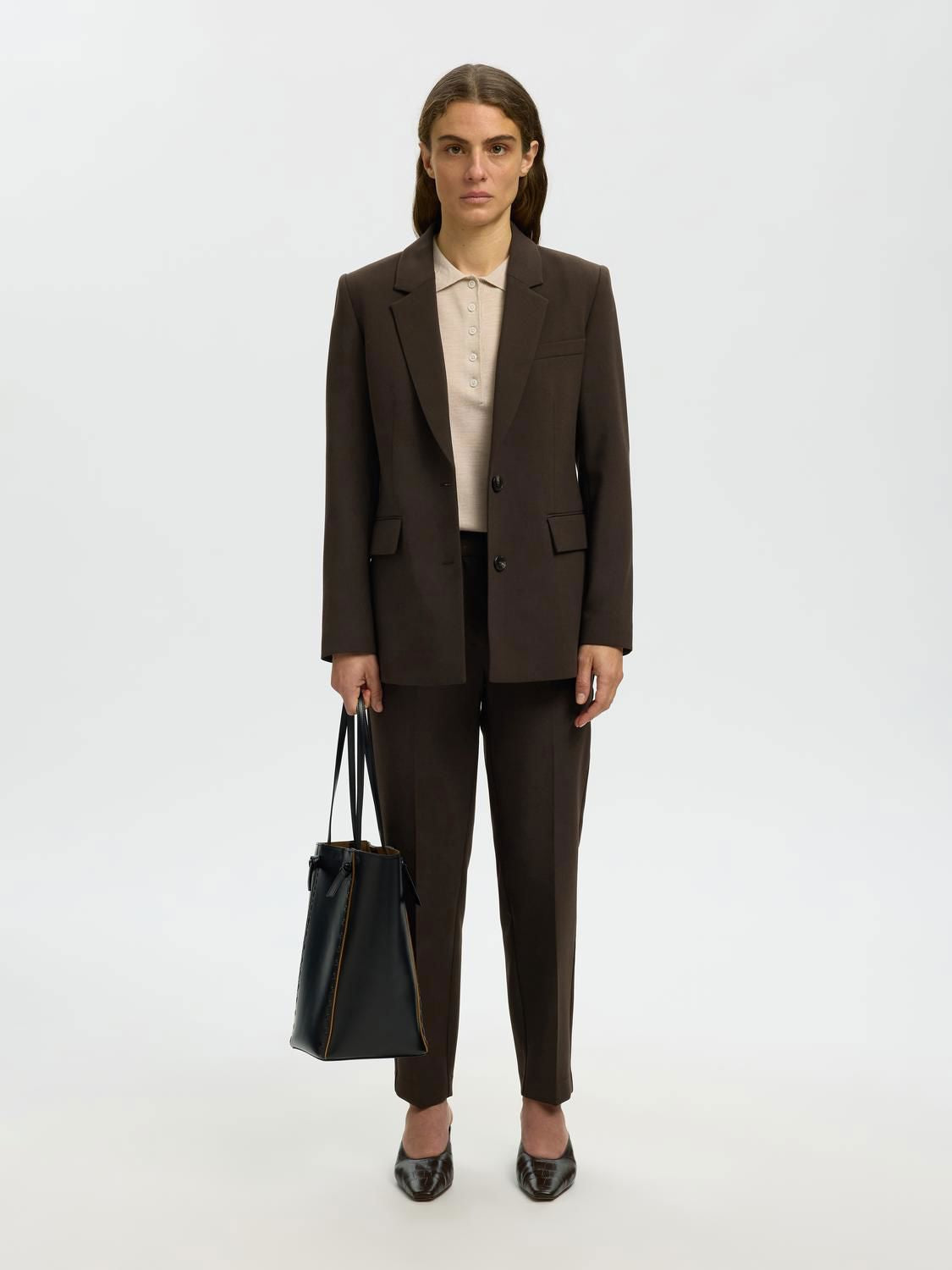 Slwrita-Ria Mw Cropped Pant Mel Noos