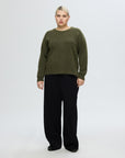Slflulu Ls Knit O-Neck Noos