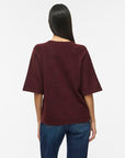 Viliga 2/4 O-Neck Knit Top - Noos