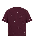 Vimonie Bow O-Neck S/s T-Shirt/rn