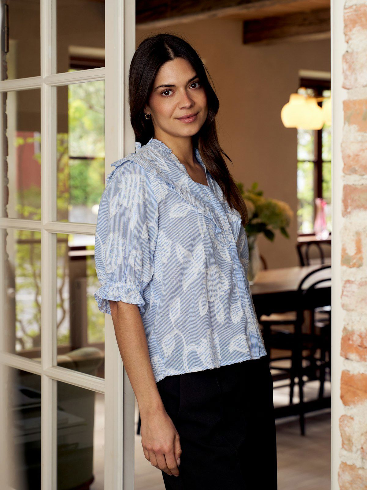 Manet Jacquard Blouse