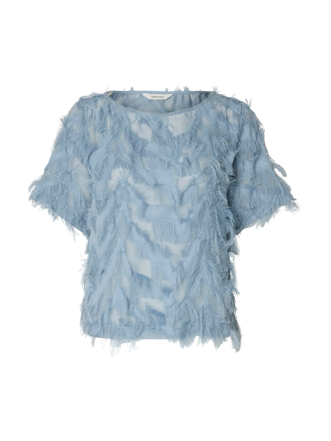 Slfmyline Ss Boat Neck Top B