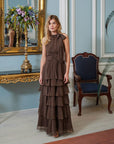 Marli Solid Chiffon Dress