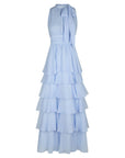 Marli Solid Chiffon Dress