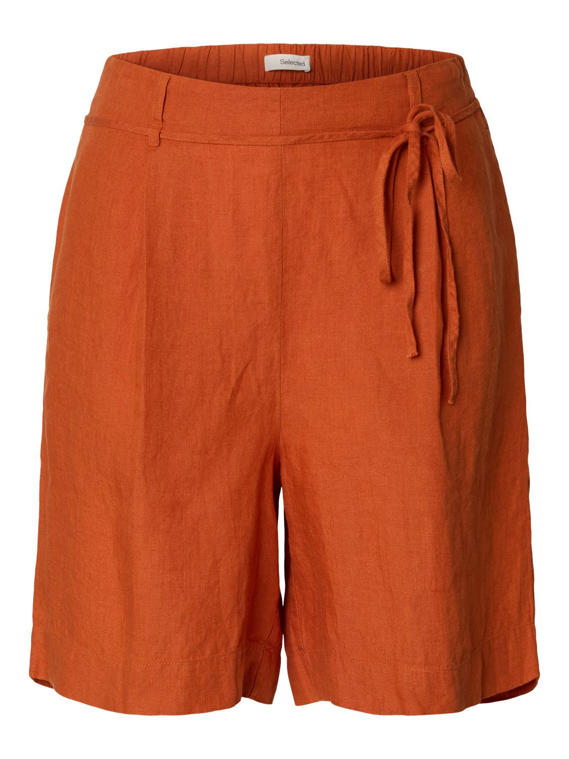 Slflinna Hw Linen String Shorts B