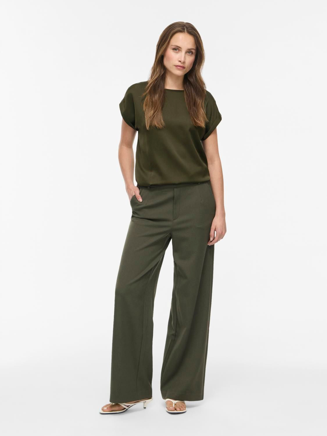 Viellette S/s Satin Top - Noos