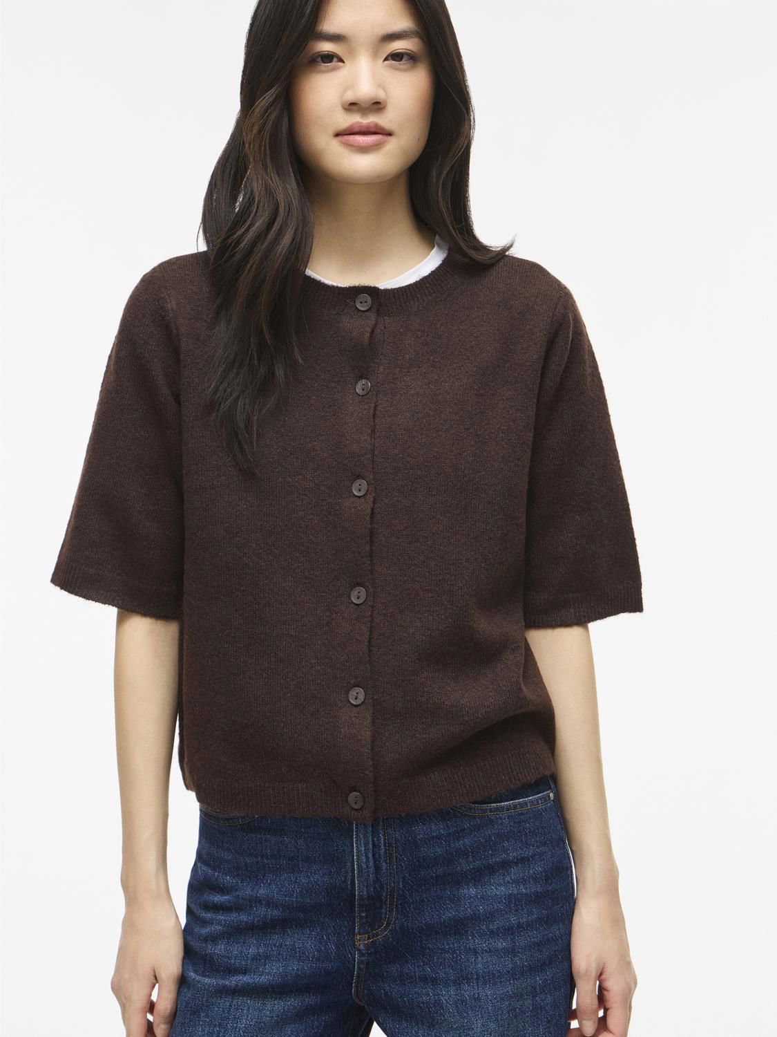 Viliga 2/4 O-Neck Knit Cardigan - Noos