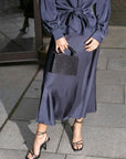 Vicky Heavy Sateen Skirt