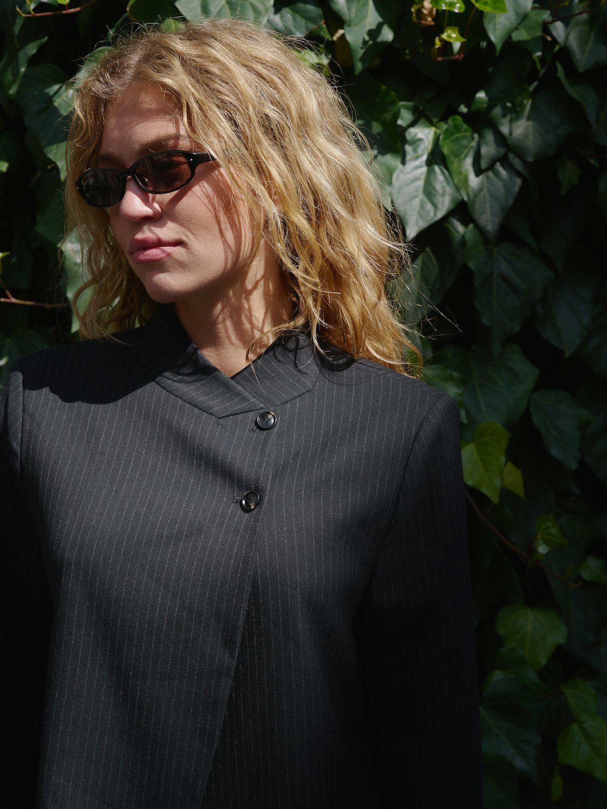 Tiria Slim Pinstripe Blazer
