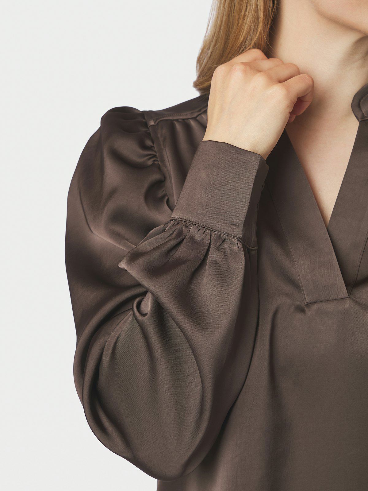 Rosslyn Heavy Sateen Blouse