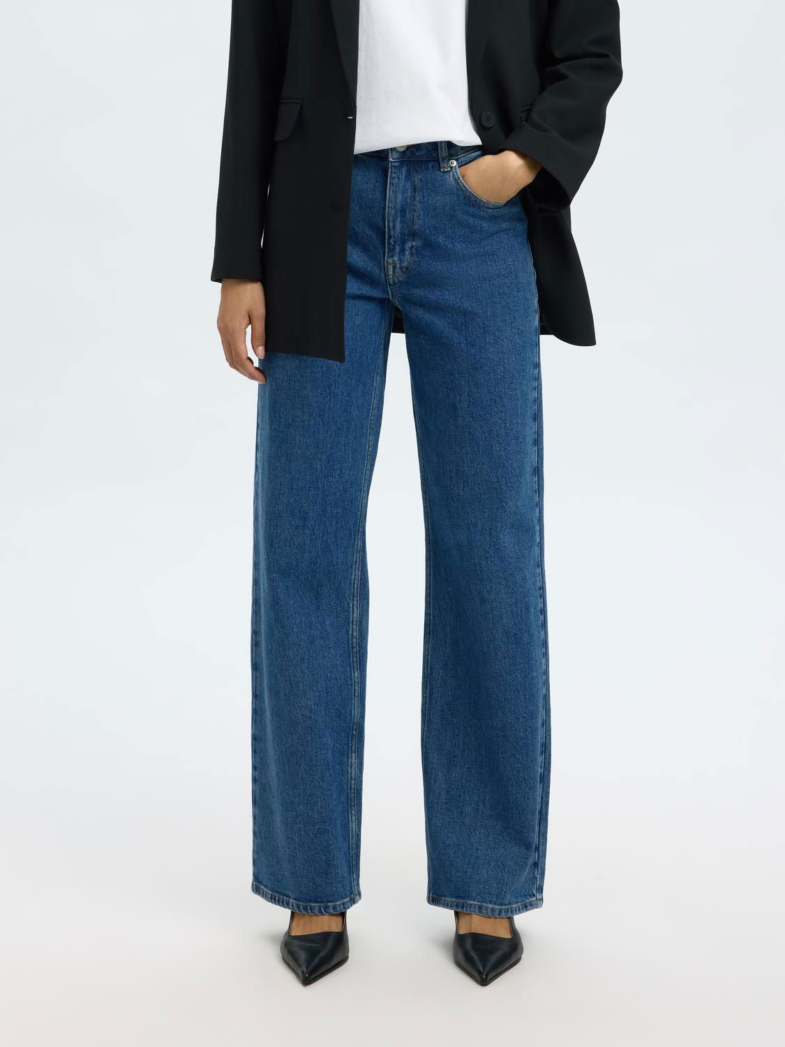 Slwwide Bea-Kori Hw Jeans Noos