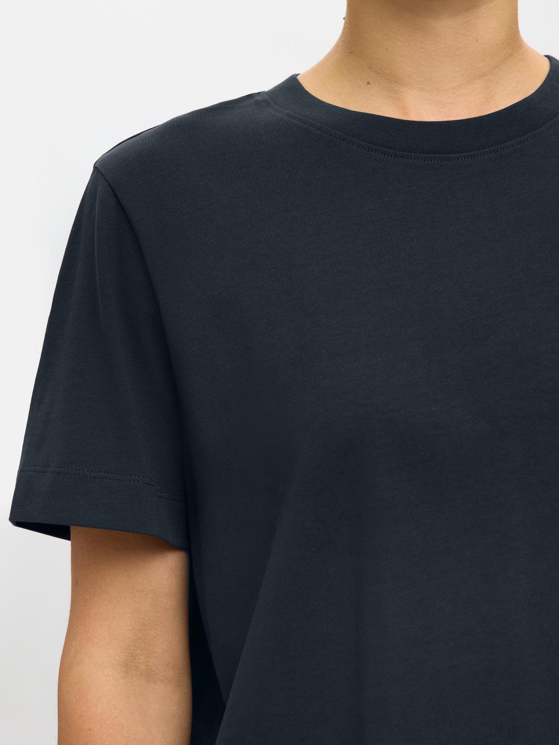 Slfessential Ss Boxy Tee Noos