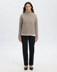 Slfgabriella Ls Knit High Neck Noos