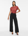 Viellette S/s Satin Top - Noos