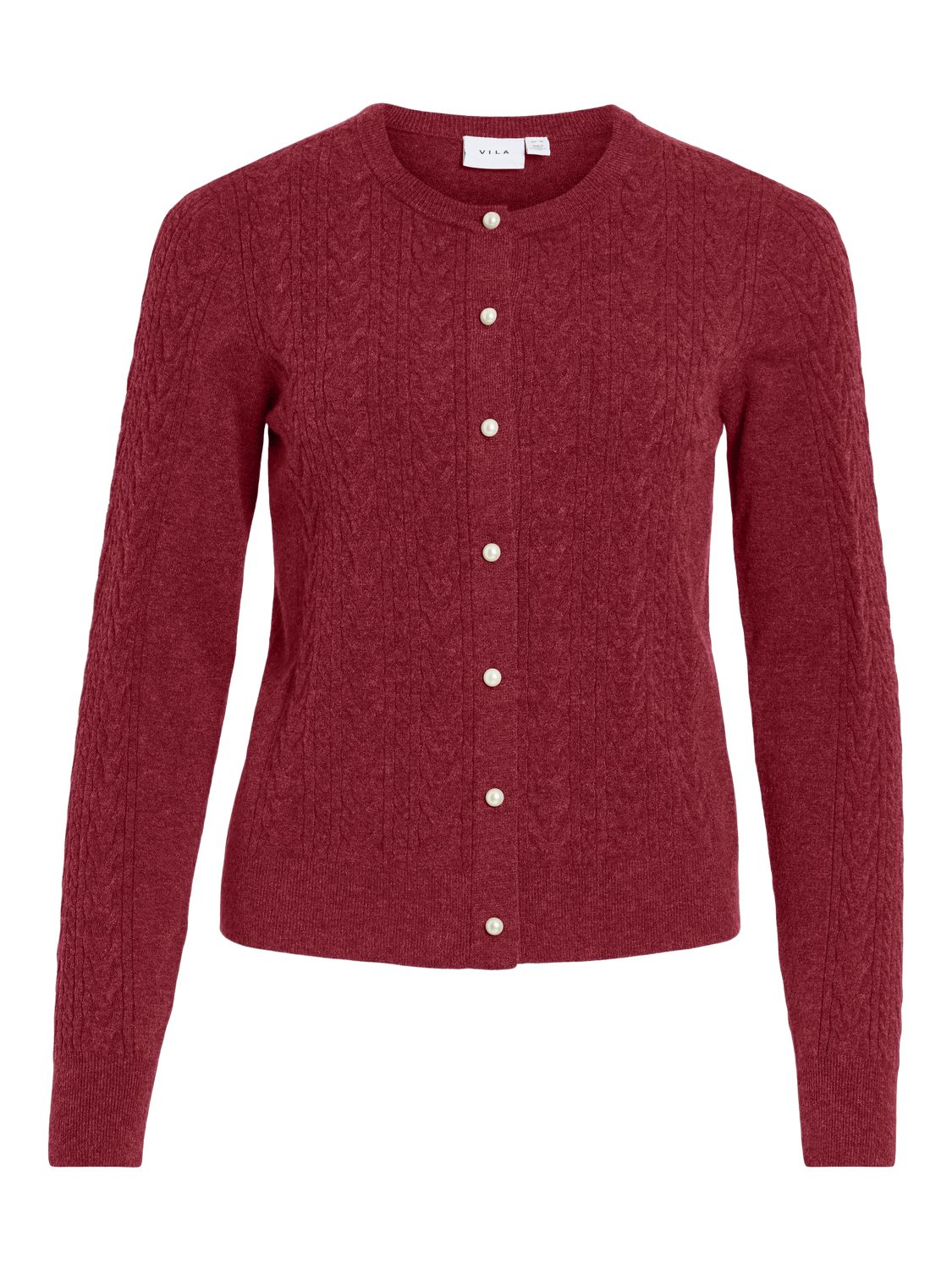 Vikerry Cable L/s Knit Cardigan-Noos