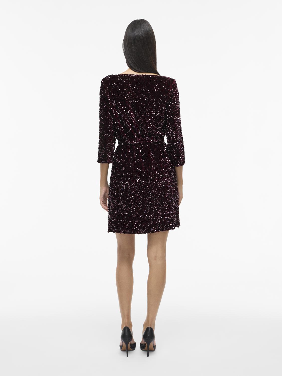 Vifaith Boatneck 3/4 Dress/r