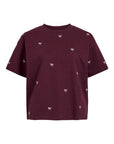 Vimonie Bow O-Neck S/s T-Shirt/rn